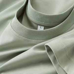 เสื้อยืดผู้ชายสีพื้น ผ้าฝ้าย 100% คุณภาพสูง แขนสั้น คอกลม สไตล์ลำลองสำหรับฤดูร้อน ขายส่งราคาดีที่สุด - Product Image 3