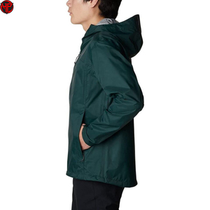 Men's <b>Waterproof</b> Windbreaker <b>Jacket</b> Lightweight Breathable Hooded Zip Up Outerwear for <b>Winter</b> Outdoor Wear <b>Jacket</b> - Product Image 4