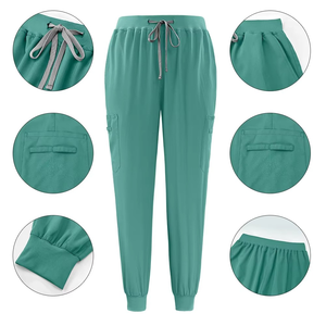 Hot Sell Elastic Quick Dry Custom logo Hospital Dental <b>Uniforms</b> <b>Scrubs</b> Medical Work Wear Nurse <b>Uniform</b> Unisex <b>Scrub</b> Suit - Product Image 3