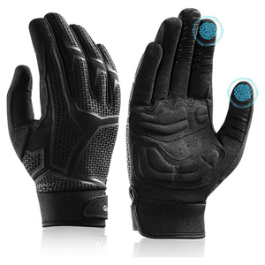 Cycling Gloves for Men Padded Biking Gloves Full Finger Screen Touch Road Bike Bicycle Gloves Light Weight Hand Fit Sports - Product Image 1