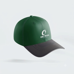 Gorras de Béisbol de 6 Paneles de Algodón de Alta Calidad para Hombre, Curvadas, Unisex, Ajustadas, Casuales, Deportivas, Transpirables, con Panel Frontal Deportivo - Product Image 1