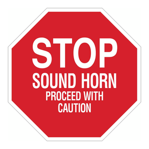 Señal de Advertencia Sonora Brady STOP, Señal de Precaución para Áreas de Seguridad Industrial - Product Image 3