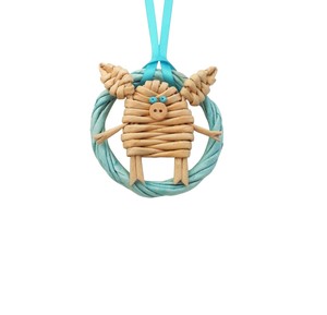 Figurine murale en osier en forme de crabe, directement de l'usine, pour cadeaux et objets en rotin, approvisionnement en gros, export, commande fournisseur - Product Image 4