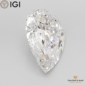 Diamante Cultivado en Laboratorio CVD de 5.00 Quilates con Certificado IGI, Claridad VVS1, Color E, Forma de Pera, para Elegante Collar de Diamantes Solitarios - Product Image 6