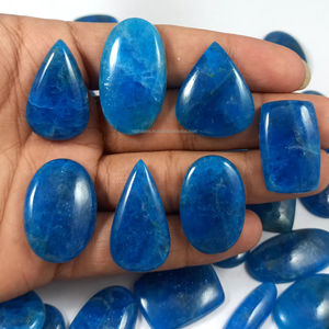 Lot en gros de pierres précieuses naturelles d'apatite en vrac, cabochons semi-précieux, pierres de guérison pour bijoux enroulés de fil - Product Image 6