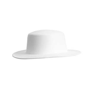 Fashion Polyester Fedora Hat for Women <b>Men</b> Classic Character Casual <b>Flat</b> Wide Brim Jazz <b>Cap</b> - Product Image 4