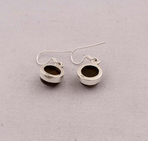 Natural Jasper <b>Solid</b> 925 Sterling <b>Silver</b> Handmade Vintage Luxury Drop <b>Earrings</b> for Wedding Anniversary Gift Party - Product Image 5