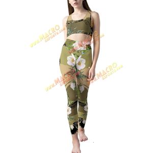 <b>Women's</b> Custom High Waist Fitness Yoga <b>Leggings</b> Breathable Eco-Friendly 85% Polyester 15% Spandex Crossover V Cut Waist Worn - Product Image 6