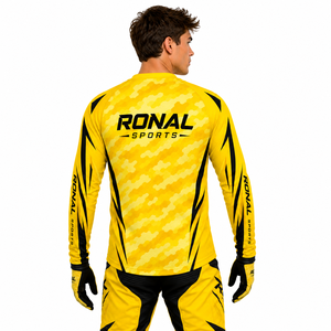 เสื้อเจอร์ซีย์ MX ที่ใส่สบายและระบายอากาศได้ดี สำหรับมอเตอร์ครอส BMX ออฟโรด ภูเขา MTB BMX เอนดูโร่ ชุดกีฬาสำหรับแข่งขัน พร้อมบริการพิมพ์ลาย - Product Image 4