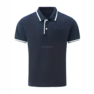 Polos de golf surdimensionnés à manches courtes pour hommes T-shirts à motif solide pour les golfeurs - Product Image 5