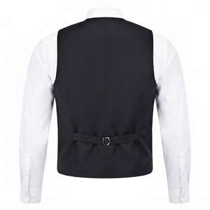Chaleco de Boda para Hombre al por Mayor, Chaleco Formal de Negocios, Corte Entallado, Tela de Lana Premium, Logotipo Personalizado OEM/ODM - Product Image 2
