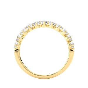 Bague Éternité AJRETAIL en Or 14K avec Diamant Naturel de 0,57 Carat Couleur HI Clarté VS1, Bijou Fin Élégant Sertie de Diamants - Product Image 5