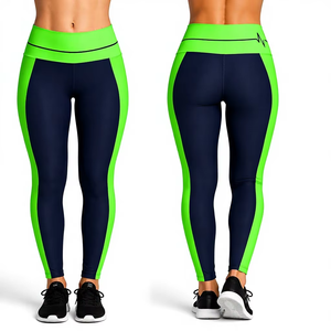 Nouveau Legging Tendance pour Femme, Taille Mi-Haute, Respirant, Écologique, pour Gym, Entraînement et Yoga, en Spandex/Polyester, Fourniture Directe Usine, Haute Qualité - Product Image 1