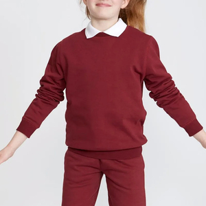 Sweat-shirt à capuche en tricot mélange coton et polyester pour uniforme scolaire primaire, unisexe, pour enfants - Product Image 3