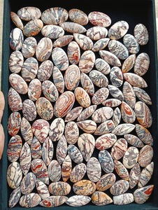 Cabujón de Jaspe Rosa Natural de Alta Calidad, Calidad AAA, Piedra Preciosa Pulida Suelta para Joyería, Lote de Piedras a Precio de Mayoreo - Product Image 2