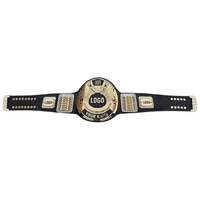 Ceinture de championnat personnalisée en alliage de zinc robuste, récompense sportive personnalisée, sangles durables, boxe, lutte, MMA, judo, karaté