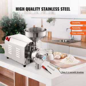 Macinatore Elettrico Commerciale 2200W in Acciaio Inox, Capacità 50 KG/H, Mulino per Mais, Soia e Spezie per Uso Industriale - Product Image 2