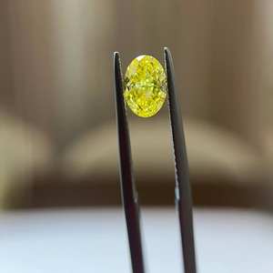 Diamante Cultivado en Laboratorio de Forma Ovalada y Color Amarillo, Certificado por IGI, Diamante CVD para la Elaboración de Joyería Fina - Product Image 2