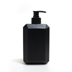 ขวดแชมพูทรงกระบอกสี่เหลี่ยมสีดำด้านขนาด250มล. เป็นมิตรกับสิ่งแวดล้อมสำหรับน้ำยาทำความสะอาดผิวหน้าและน้ำมันหอมระเหย - Product Image 2