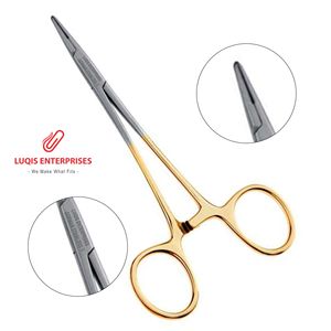 Portaagujas PAR de Carburo de Tungsteno con Mordaza Dentada Delicada, Instrumento Quirúrgico - Product Image 1