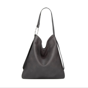 Sac fourre-tout en cuir à fermeture ouverte pour femme à poignée supérieure Slouchy Hobo Style Shopping Day Gift LHB-0008D - Product Image 1