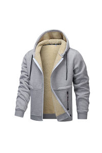 Sudadera con capucha pesada para hombre al por mayor – Sudadera de invierno con forro polar, logotipo personalizado multicolor - Product Image 6