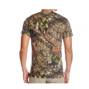 Men's Camouflage Hunting T-Shirt Short Sleeve Breathable Polyester Summer Outdoor Wear - Product Image 5