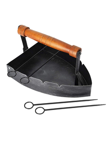 Metal Seekh Kebab Serving Stand with 4 Skewers Kebab Holder and Serving <b>Rack</b> Durable Metal <b>Grill</b> Accessory for Tandoori Decor - Product Image 4