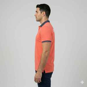 Camisetas Polo Personalizadas al por Mayor, 100% Algodón Piqué, Manga Corta, Antiarrugas, Camisetas Polo para Hombre con Logotipo de Marca, Camisetas Polo de Golf para Hombre - Product Image 3