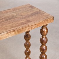 Table console en bois de manguier Vandana Flux Astra
