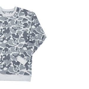 เสื้อสเวตเชิ้ตผ้าฟลีซลายพรางสีชมพูผสมคอตตอนและโพลีเอสเตอร์ ระบายอากาศได้ดี สำหรับผู้ชาย สวมใส่สบายๆ สไตล์สตรีทแวร์ แขนยาว เหมาะสำหรับฤดูหนาว ขายส่ง - Product Image 5