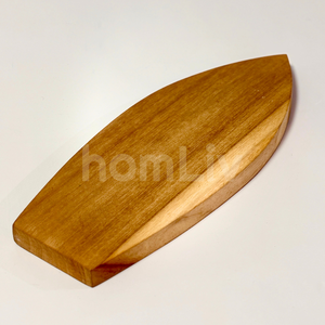 Bandeja de Servir Personalizada, Ecológica, de Madera de Teca Natural, en Forma de Barco, Segura para Alimentos, Sin Pintura ni Barniz, Halal - Product Image 6