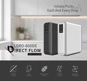 Sistema de Filtración de Agua por Ósmosis Inversa de 3 Etapas y 800 GPD, Flujo Directo, Construcción de Plástico para Uso Doméstico, Monitoreo de TDS - Product Image 2