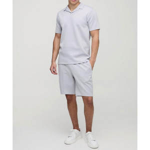 Ensembles courts pour hommes, deux pièces, décontractés, été, t-shirts à manches courtes et shorts, prix de gros, ensembles de shorts confortables pour hommes - Product Image 4