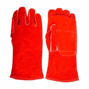 Gants de sécurité robustes en cuir de vachette pleine fleur pour la protection des mains contre le feu, la construction et la soudure, équipement de renforcement - Product Image 3