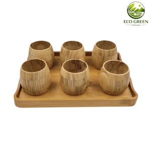 Taza de Bambú Green Living, Taza de Madera Natural, Vajilla Reutilizable Sostenible, Estilo de Vida Ecológico - Product Image 5