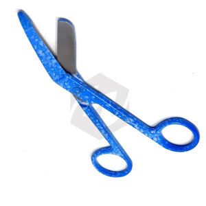 Tijeras para Vendajes de Primera Calidad con Diseño de Gotas de Rocío Azules, 5.5 Pulgadas (14 cm), Instrumentos Médicos de Acero Inoxidable de Alta Calidad - Product Image 2