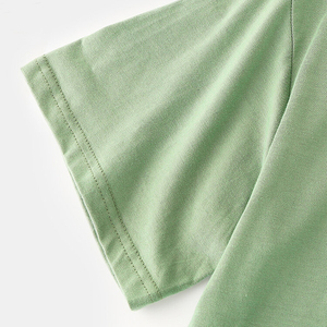 T-shirts pour hommes en tissu tricoté de haute qualité, respirants, grande taille, manches courtes, col rond, imprimés, en vente - Product Image 5