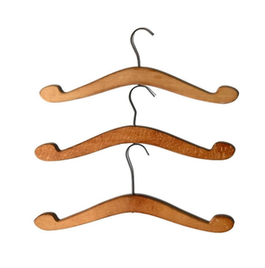 Cintre à vêtements en bois artisanal unique pour la maison, les hôtels, la chambre, rangement de vêtements, avec logo personnalisé et en bois - Product Image 1
