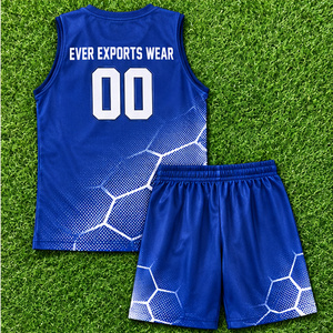 Ensemble de maillots et shorts de basket-ball personnalisés bleu royal avec nom d'équipe et numéro de joueur sur mesure – Vente en gros - Product Image 2