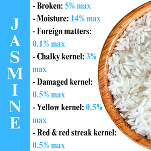 ข้าวหอมมะลิพรีเมี่ยมเนื้อนุ่มเมล็ดยาวคุณภาพส่งออกราคาไม่แพงสั่งซื้อจำนวนมากจาก vilaconic | ข้าวมิลเลอร์ชั้นนำในเวียดนาม - Product Image 5