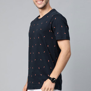 T-shirt pour homme personnalisé respirant de qualité supérieure, style streetwear, 100% coton, vente en gros - Product Image 2