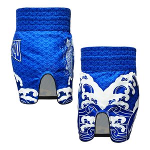 Pantalones Cortos de Muay Thai para Hombre, Estampado Satinado, Cintura Elástica, para Entrenamiento en Gimnasio, Kickboxing, Ligeros, Coloridos, Top para Hombre, Muay Thai, Artes Marciales - Product Image 2