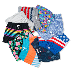 Pantalones cortos de playa de verano para hombre, color sólido, a la moda, con doble bolsillo, cintura elástica, pantalones cortos de playa cómodos y frescos - Product Image 2