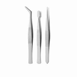 4 pinces à épiler en acier inoxydable pour manucure et pédicure, outils manuels de soin des ongles pour salon et spa - Product Image 1