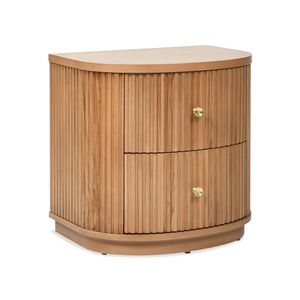 Tavolo Consolle in Legno di Faggio Naturale Marrone da 24 Pollici con 2 Cassetti per Arredamento Casa e Decorazioni di San Valentino - Product Image 6