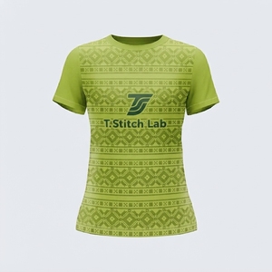 Camisetas de Manga Corta para Mujer, Diseño Tribal, Corte Regular, Logotipo Personalizado, Venta Directa de Fábrica, Precio Bajo, Nueva Llegada - Product Image 6