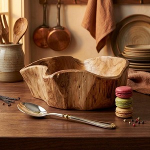 Plato de diseño moderno para frutos secos, plato para dulces multigrano, tazón de madera maciza para frutas, tazón de madera único, tazón de ensalada ecológico. - Product Image 6