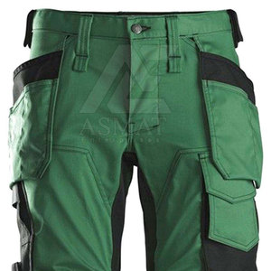 Pantalones de Trabajo Cómodos y Transpirables con Costuras Reforzadas y Múltiples Bolsillos, Pantalones Industriales - Product Image 4