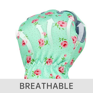 New Promotion Hot Style Half Leather Short <b>Gloves</b> Gardening Protection Breathable and Flexibility Green Thumbs Gardening <b>Gloves</b> - Product Image 5